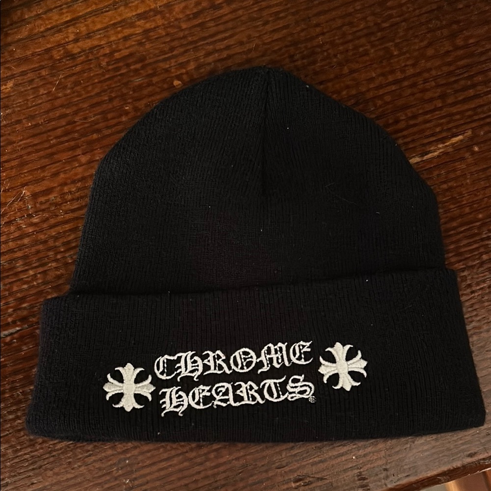 Chrome Hearts Black Knit Hat